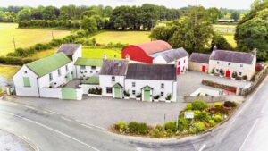 Loughnavalley Cottages, The Entire Site, Pictured is Daisys Cottage & Red Door house & Barn & Out Houses